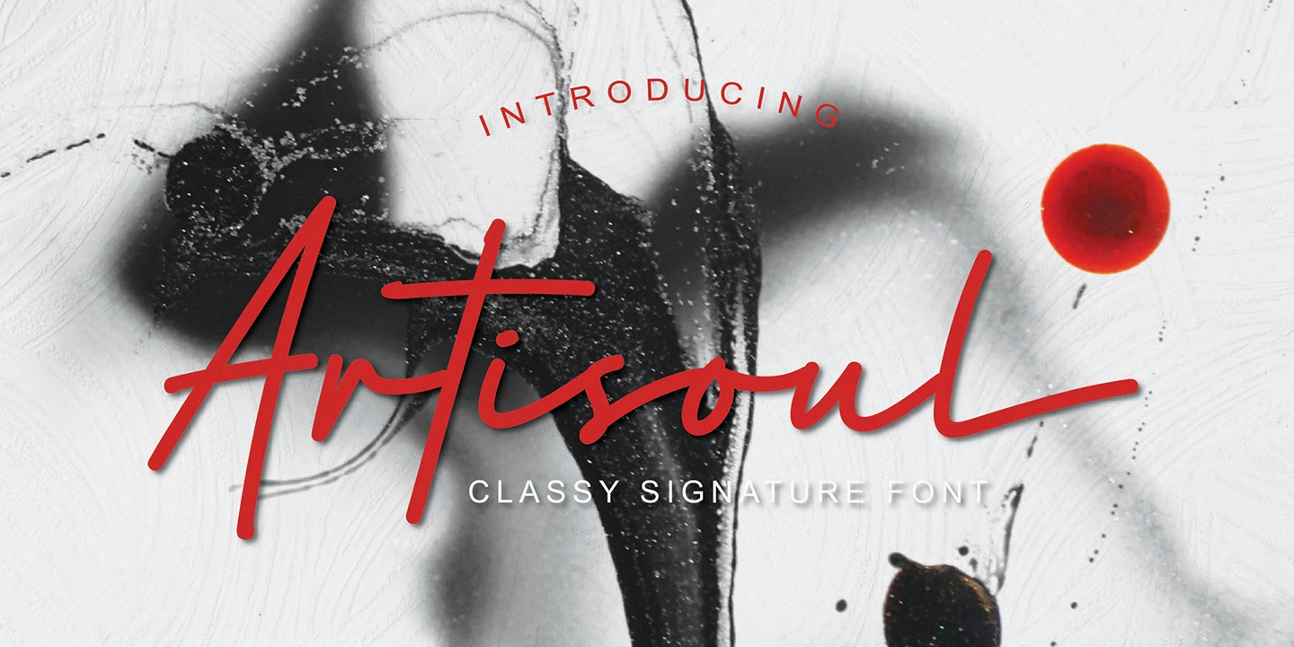 Font Artisoul Signature